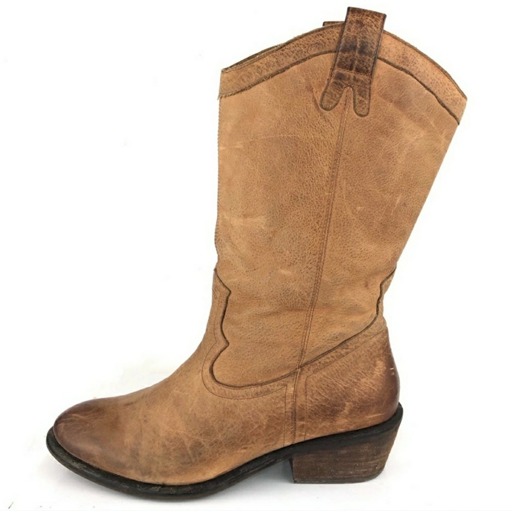 27) JESSICA SIMPSON "Rosanna" Mid Calf Boots Sz. 7.5B